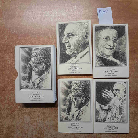 OMAGGIO A PAPA GIOVANNI XXIII 1963-1993 Guido Villa D'IMPERIO EDITORE 4 volumi