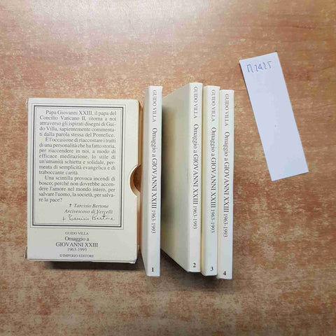 OMAGGIO A PAPA GIOVANNI XXIII 1963-1993 Guido Villa D'IMPERIO EDITORE 4 volumi