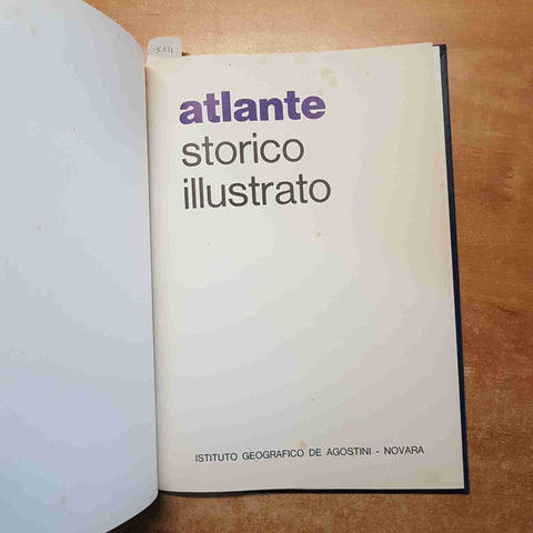 ATLANTE STORICO ILLUSTRATO DE AGOSTINI 1974