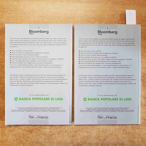 THE BUSINESS OWNER'S GUIDE TO PERSONAL FINANCE 2 vol BLOOMBERG Jill Fraser