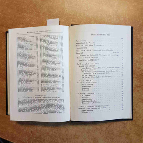 HEINRICH HEINES WERKE in einem band 1958 DIE BERGLAND BUCH KLASSIKER