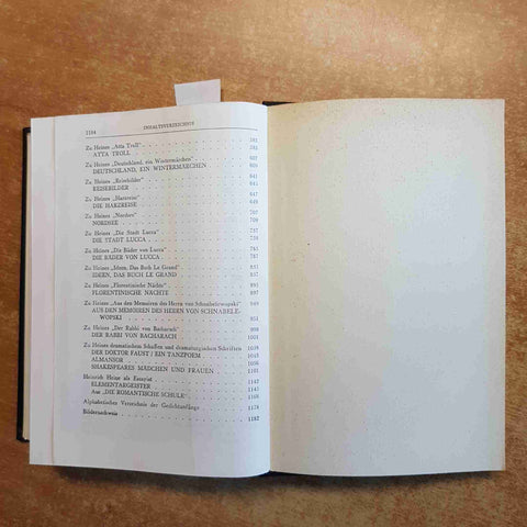 HEINRICH HEINES WERKE in einem band 1958 DIE BERGLAND BUCH KLASSIKER
