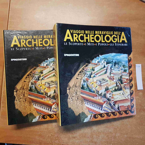 VIAGGIO NELLE MERAVIGLIE DELL'ARCHEOLOGIA 1+2 scoperte miti popoli DE AGOSTIINI