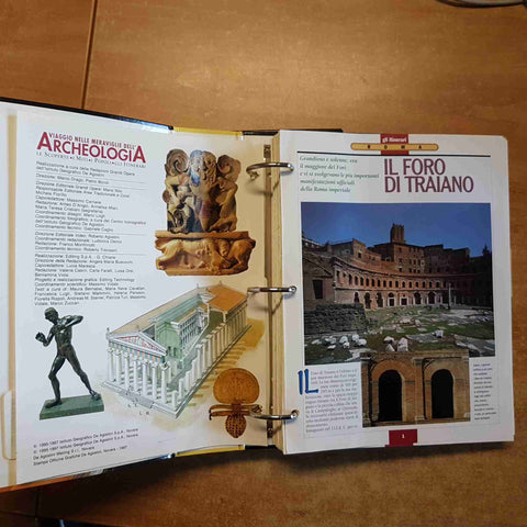 VIAGGIO NELLE MERAVIGLIE DELL'ARCHEOLOGIA 1+2 scoperte miti popoli DE AGOSTIINI