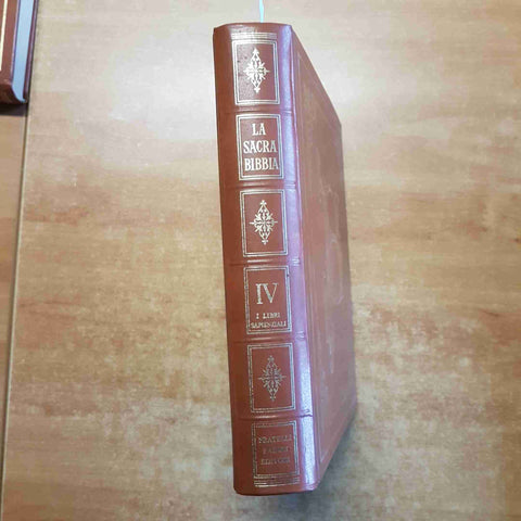 LA SACRA BIBBIA FABBRI 1964 VOLUME 4 I LIBRI SAPIENZIALI