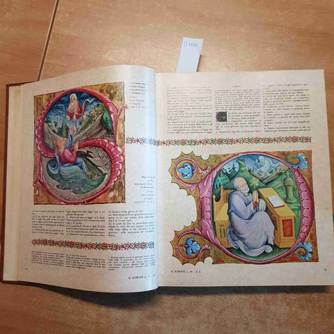 LA SACRA BIBBIA FABBRI 1965 VOLUME 7 LE LETTERE DEGLI APOSTOLI E L'APOCALISSE
