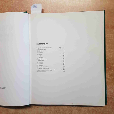 MANUALE DI GIARDINAGGIO SCEGLIERE E COLTIVARE Gigliola Magrini 1992 FABBRI
