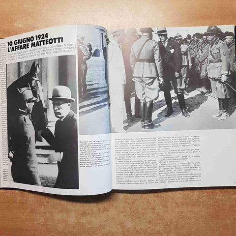 MUSSOLINI LA PRIMA BIOGRAFIA FOTOGRAFICA DEL CAPO DEL FASCISMO 2 volumi PERUZZO