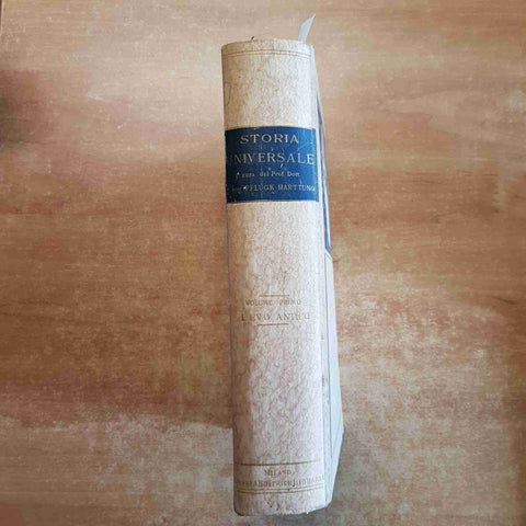 STORIA UNIVERSALE 1 EVO ANTICO pflugk-harttung 1930 EDITRICE LIBRARIA antica