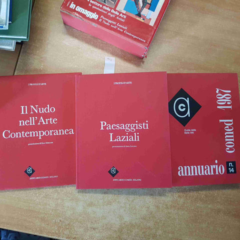 ANNUARIO COMED 14 QUOTAZIONI ARTISTI 1987 paesaggisti laziali IL NUDO NELL'ARTE