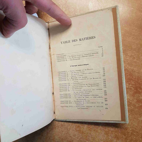 NOUVEAU COURS D'HISTOIRE DE L'EUROPE et DE LA FRANCE 1885 par GIRARD - BRIDAY