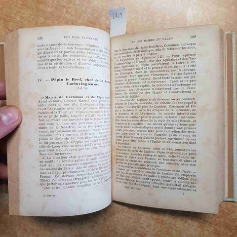 NOUVEAU COURS D'HISTOIRE DE L'EUROPE et DE LA FRANCE 1885 par GIRARD - BRIDAY