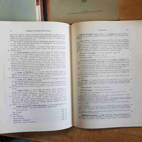 PORTOLANO DEL MEDITERRANEO 1982 idrografico della marina + VOLUME 1C+SUPPLEMENTO