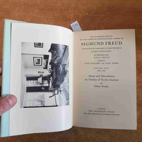 FREUD moses and monotheism, an outline of psycho-analysis THE HOGARTH PRESS
