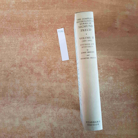 FREUD studies on hysteria VOLUME II Anna O., Lucy, Emmy... THE HOGARTH PRESS