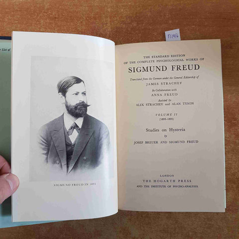 FREUD studies on hysteria VOLUME II Anna O., Lucy, Emmy... THE HOGARTH PRESS