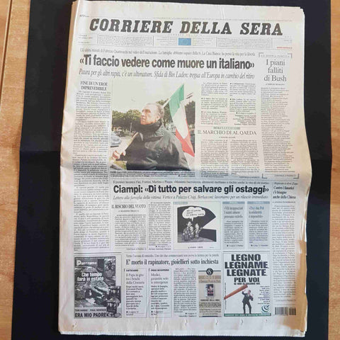 CORRIERE DELLA SERA 16 APRILE 2004 FABRIZIO QUATTROCCHI ti faccio vedere come