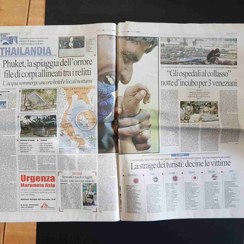 LA REPUBBLICA DICEMBRE 2004 ASIA E' UN DISASTRO UMANITARIO indonesia tsunami