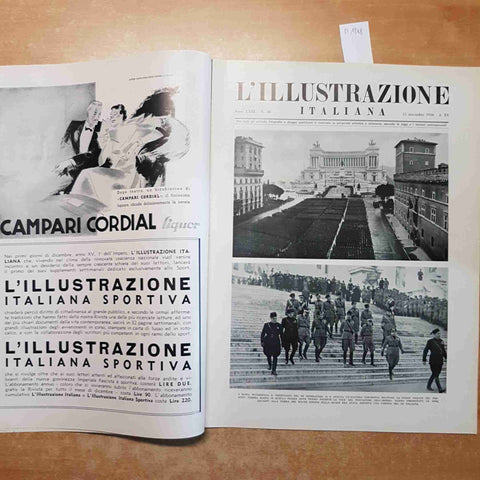 L'ILLUSTRAZIONE ITALIANA 15/11/1936 fascismo duce galeazzo ciano austria
