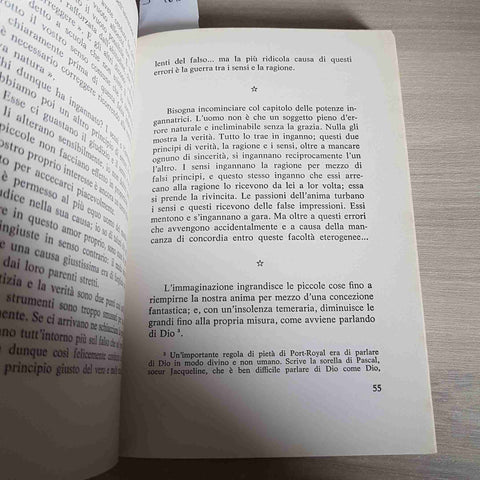 PENSIERI - BLAISE PASCAL - EDIZIONI PAOLINE - 1974