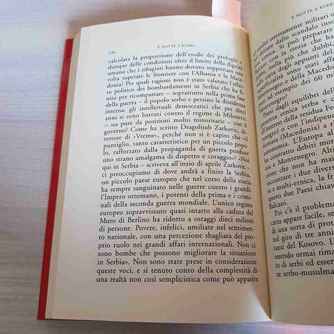 E' NOTTE A KUKES STORIE DI PROFUGHI VOLONTARI E CRONISTI - GIUNTELLA - RAI-1999