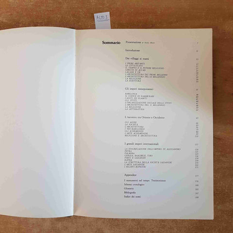 DAI SUMERI AI SASSANIDI babilonia -grandi monumenti MONDADORI 1974 LAROCHE MOORE