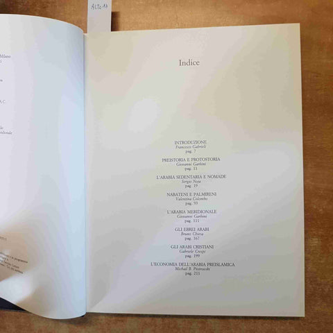 I PRIMI ARABI - LE GRANDI STAGIONI ebrei arabi, arabi cristiani 1994 JACA BOOK
