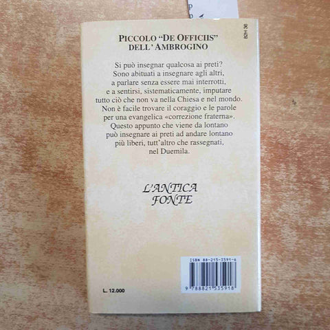 REVERENDO CHE MANIERE! PICCOLO GALATEO PASTORALE Mario Delpini 1998  SAN PAOLO