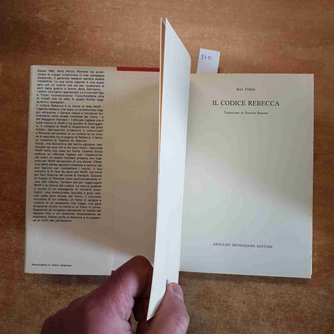 KEN FOLLETT - IL CODICE REBECCA 1981 MONDADORI giallo gialli spy thriller
