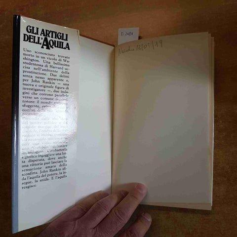 JAMES GRADY - GLI ARTIGLI DELL'AQUILA 1986 RIZZOLI giallo spy thriller