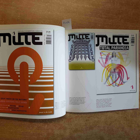 MUTE MAGAZINE GRAPHIC DESIGN Adrian Shaughnessy EIGHTBOOKS 2008 grafica design