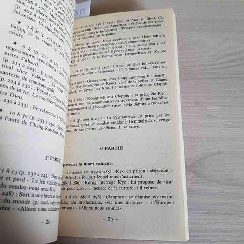 LA CONDITION HUMAINE MALRAUX - HENRI DUMAZEAU - HATIER - 1989