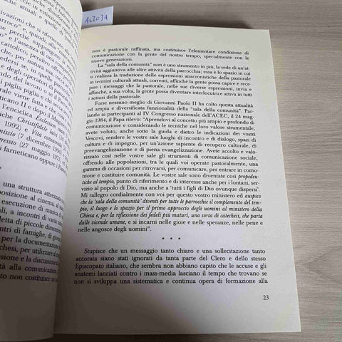PARROCCHIA E COMUNICAZIONE - PIGNATIELLO, VIGANO' - CENTRO AMBROSIANO - 1997