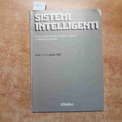 SISTEMI INTELLIGENTI anno 1 numero 2 1989 IL MULINO scienze cognitive A.I.