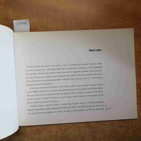 NAKED LONDON by GREG FRIEDLER 2000 NORTON & COMPANY first edition MAMIYA 7