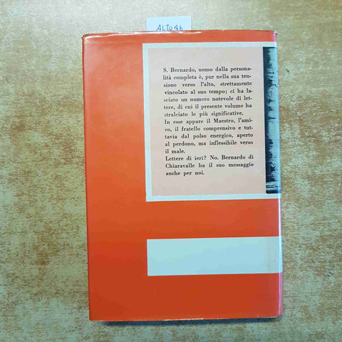 SAN BERNARDO DI CHIARAVALLE - LETTERE SCELTE COLLANA PATRISTICA Edizioni Paoline