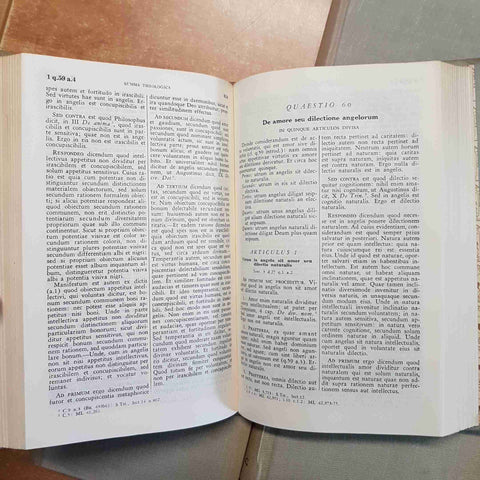 SANCTI THOMAE AQUINATIS Summa Theologiae 5 TOMI MATRITI 1955 autores cristianos
