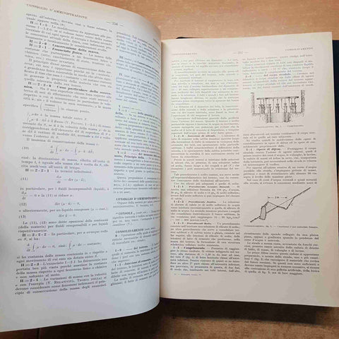 DIZIONARIO D'INGEGNERIA PERUCCA completo in 5 volumi UTET 1951 illustrato