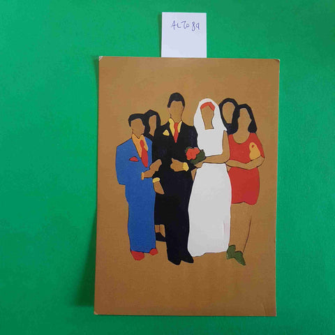 CARTOLINA POSTALE MARCO LODOLA INVITO MOSTRA 2003 UN'UMANITA' MODERNA MILANO