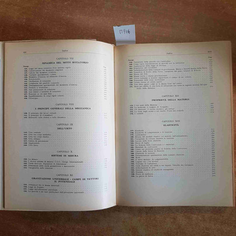 FISICA SPERIMENTALE E APPLICATA volume primo GAETANO CASTELFRANCHI 1968 HOEPLI