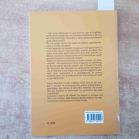 PER I MILANES... anca arios ANCHE PER QUELLI NATI ALTROVE Maestrini 2016 SELECTA