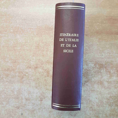 ITINERAIRE DE L'ITALIE ET DE LA SICILE 1863 A.J. DU PAYS - HACHETTE troisieme