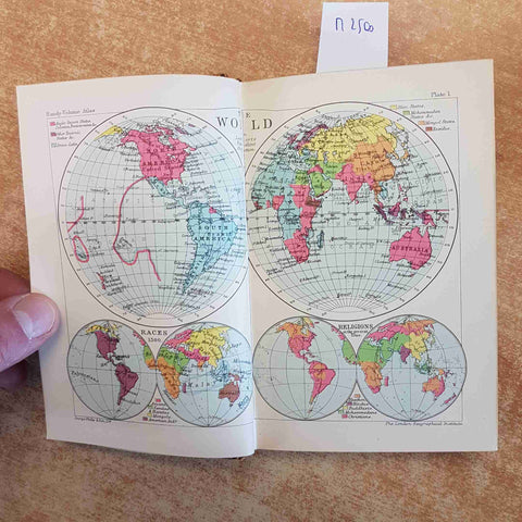 AN ATLAS OF THE WORLD 1928 GEORGE PHILIP ROBERT RIVIERE & SON 80 PLATE