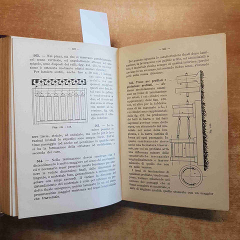CORSO DI TECNOLOGIA 1939 CAMPAZZI per la sezione meccanici scuole tecniche