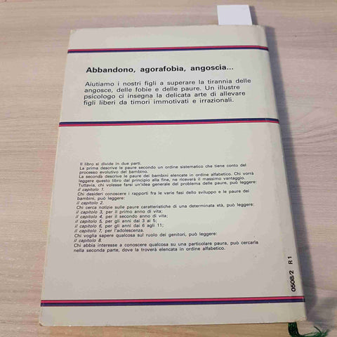 LA PAURE DEI BAMBINI - BENJAMIN B. WOLMAN - VARIA CLUB - 1987