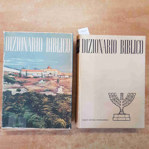 DIZIONARIO BIBLICO Robert Haag 1963 SEI