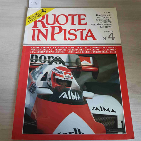 RUOTE IN PISTA N.4 SPECIALE FERRARI, SPETTACOLO, MOTORISMO SPORTIVO
