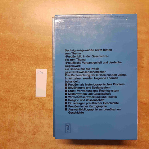 MODERNE PREUBISCHE GESCHICHTE Busch DEGRUYTER preussische PRUSSIA 3 volumi