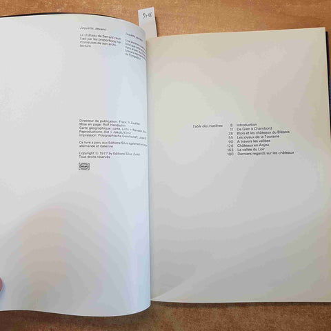 LES PLUS BEAUX CHATEAUX DE LA LOIRE Levron Mayer 1977 EDITIONS SILVA ZURICH