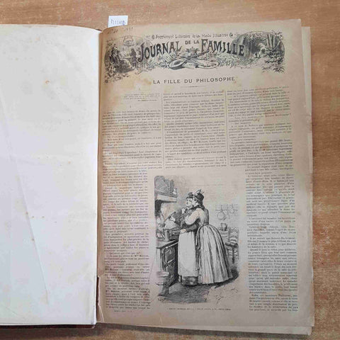 LA MODE ILLUSTREE supplement JOURNAL DE LA FAMILLE 1890/1892 moda modelle arte